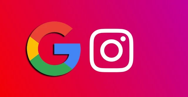 add instagam page to google search